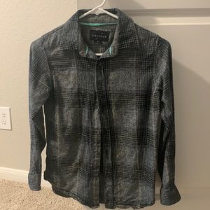 Boys Capsule Size Medium (ten to twelve) Button up Flannel / Never worn /no tags